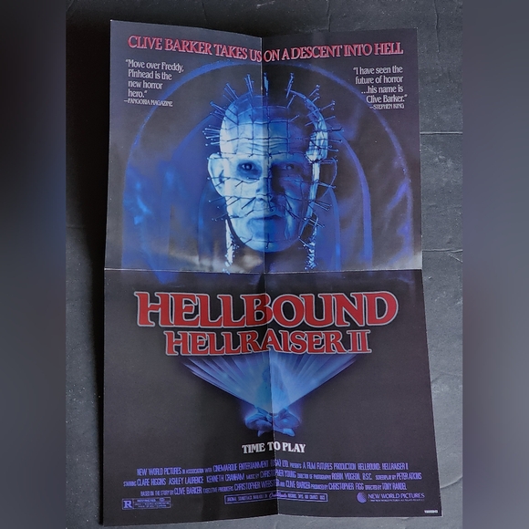 Achor Bay Hellbound Hellraiser 2 DVD w/Slipcover and poster Out of Print - Picture 8 of 8